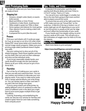 Dealer's Tarot Prototype Deck - Digital Download
